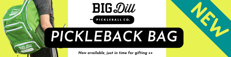 Big Dill Pickleball Co. Pickleback Pickleball Backpack Bag with Shoe Compartment